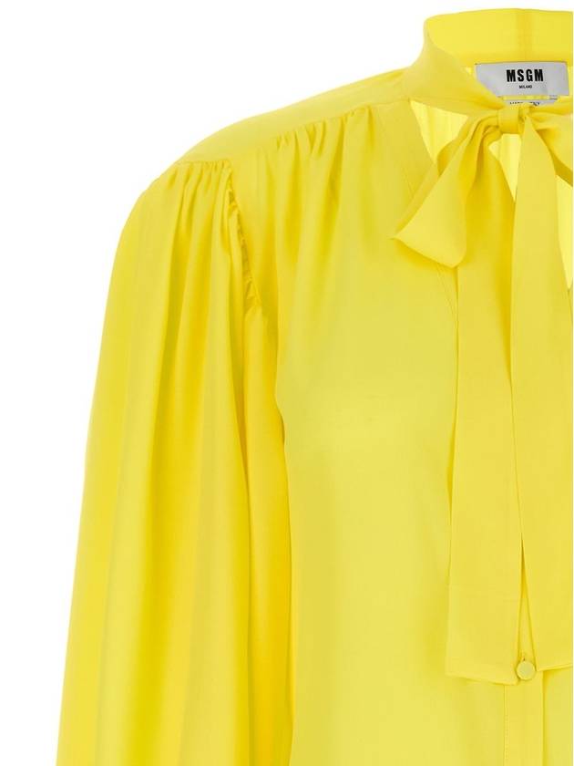 Shirt 3641MDE2424710606 Yellow - MSGM - BALAAN 4