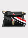 Trapeze Peple Grain Shoulder Bag Black - THOM BROWNE - BALAAN 3