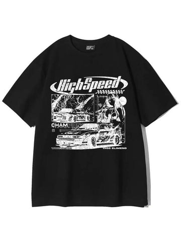 EL high speed short sleeve t-shirt black - ELIMENO - BALAAN 1