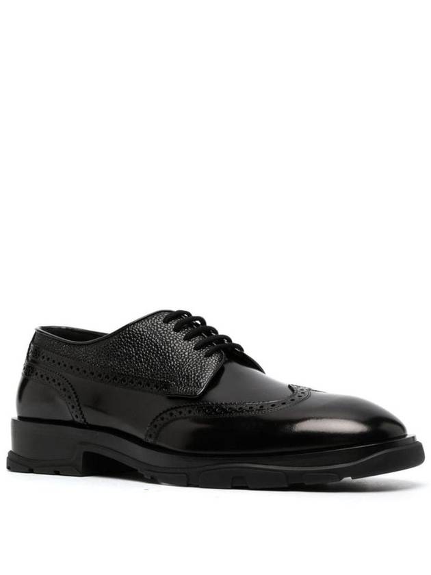 Men's Hybrid Sole Brogue Black - ALEXANDER MCQUEEN - BALAAN 3