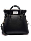 5AC Medium Tote Bag Black - MAISON MARGIELA - BALAAN 4