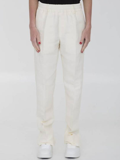 Canvas Tapered Pants - BURBERRY - BALAAN 2