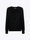 8G00053 899TR 999 Women’s Black Sweatshirt - MONCLER - BALAAN 1