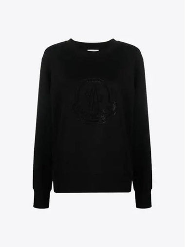 8G00053 899TR 999 Women’s Black Sweatshirt - MONCLER - BALAAN 1