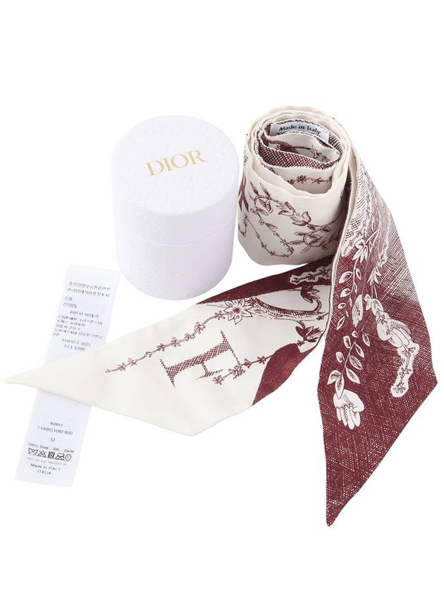 85DAM106I602 Silk Twill Micha Scarf34258 8 - DIOR - BALAAN 6