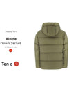 Alpine Down Polyamide Padding Khaki - TEN C - BALAAN 4