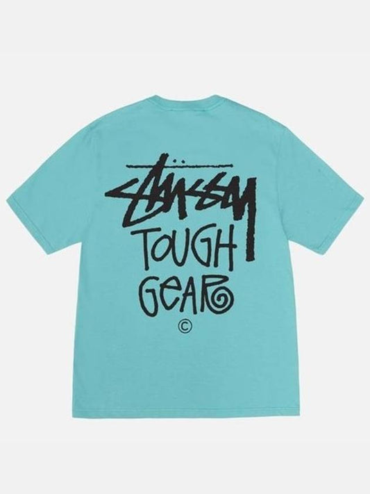 Tough Gear Short Sleeve T-Shirt Ocean - STUSSY - BALAAN 2