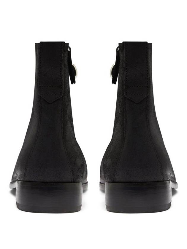 Michaelis Suede Ankle Boots Black - OUR LEGACY - BALAAN 4