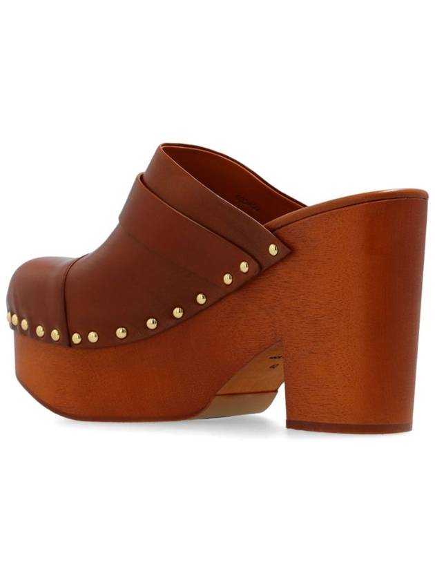 Chloè Sandals Leather Brown - CHLOE - BALAAN 4