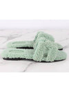 Shearling Oran Slippers 37 5 245 - HERMES - BALAAN 7