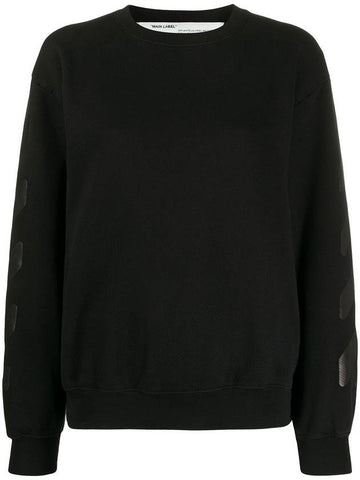 Arrow Print Sweatshirt Sweatshirt Black - OFF WHITE - BALAAN 1