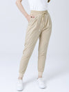 Air Cool Waist Banding String Soft Beige Slim Fit Jogger Pants DO3242JOPT005 1 - DOYOUKNOWMC GOLF WEAR - BALAAN 3