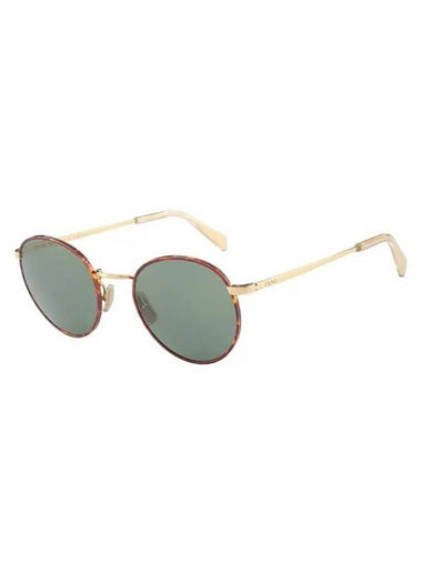 Eyewear Round Metal Sunglasses Tortoise - CELINE - BALAAN 1