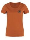 Women's 1960 Logo T-Shirt Terracotta Brown - FJALL RAVEN - BALAAN 2