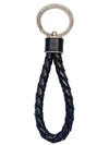 Intrecciato Lambskin Key Holder Black - BOTTEGA VENETA - BALAAN 2