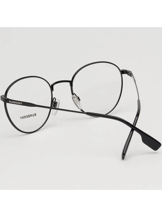 Glasses frame BE1373 1001 black metal round HUGO - BURBERRY - BALAAN 3