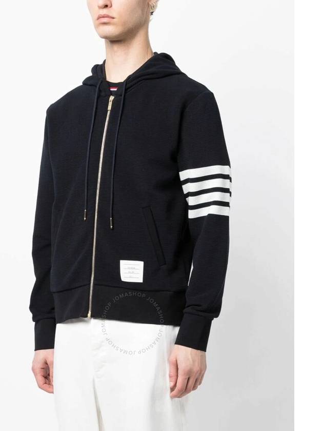 Logo patch hood zip-up MJT329A08138 - THOM BROWNE - BALAAN 3