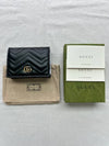 GG Marmont Matelasse Flap Card Wallet Black - GUCCI - BALAAN 6