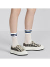 Walk'n' Platform Oblique Embroidered Low Top Sneakers Deep Blue - DIOR - BALAAN 7