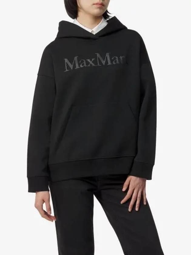 Max Mara PALMIRA Hood Black 19941021600002 - S MAX MARA - BALAAN 1