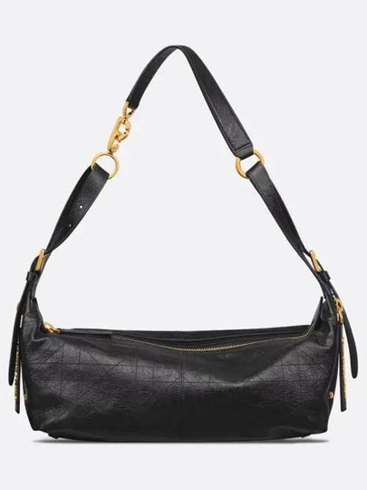 D-Journey Macrocannage Medium Shoulder Bag Black - DIOR - BALAAN 2