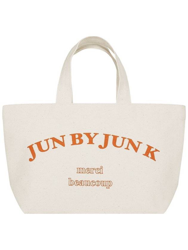 JK logo eco bag_orange - JUN BY JUN K - BALAAN 2