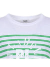 Striped Logo Short Sleeve T-Shirt MW3ME187GRN - P_LABEL - BALAAN 4