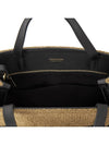 Ferragamo Raffia Women s Tote Bag 21 9407 MIELE NERO 0773813 - SALVATORE FERRAGAMO - BALAAN 7