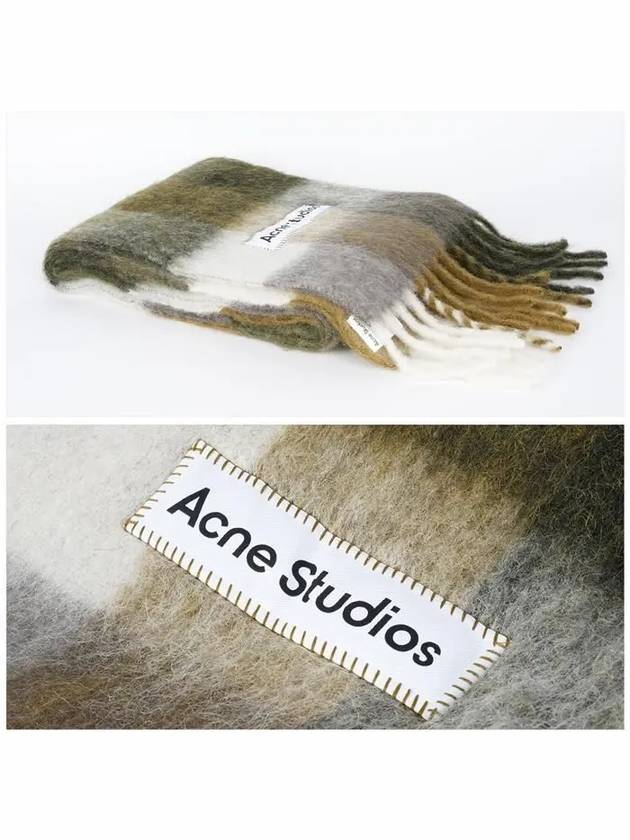 CA0084 DID mohair check scarf muffler - ACNE STUDIOS - BALAAN 2