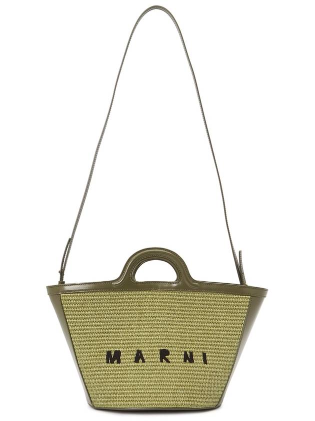 Tropicalia Raffia Tote Bag Green - MARNI - BALAAN 8