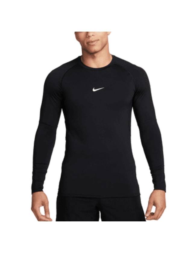 Men's Dri-FIT Slim Long Sleeve T-Shirt Black - NIKE - BALAAN 1