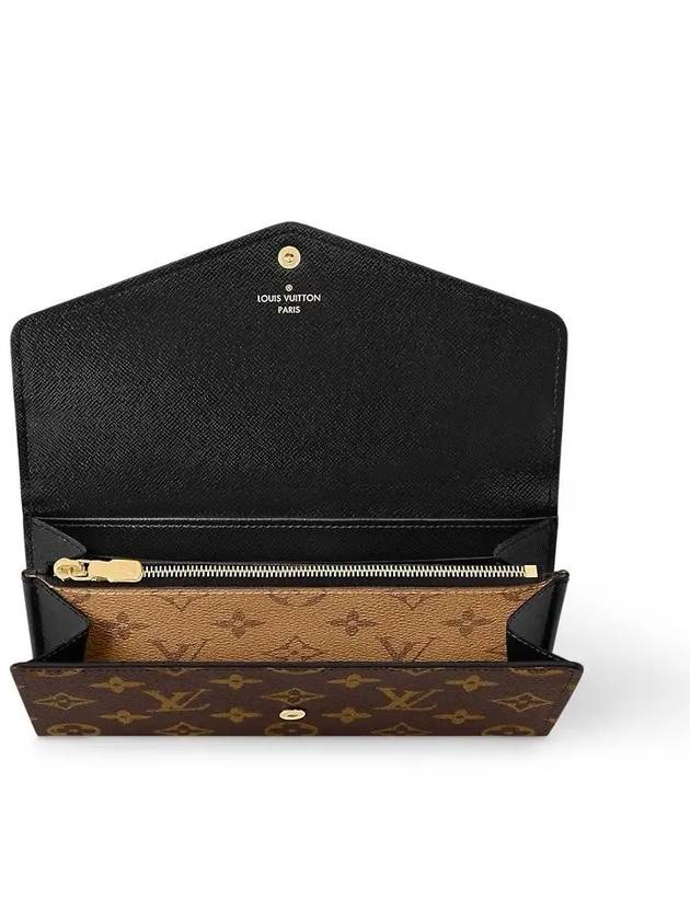 Sarah Monogram Reverse Long Wallet Brown - LOUIS VUITTON - BALAAN 4