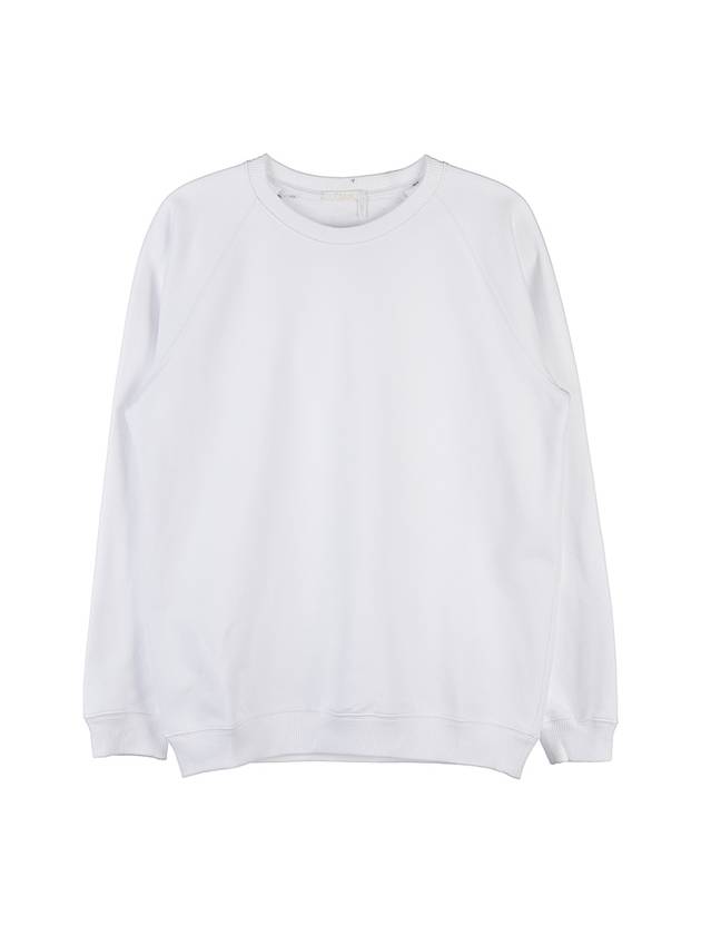 Embroidered Back Logo Sweatshirt White - CHLOE - BALAAN 1