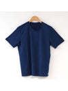 Round Short Sleeve T-Shirt Blue - SUPENER - BALAAN 2