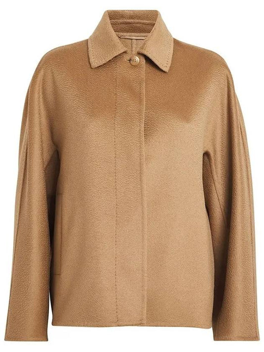 Midas Cashmere Shirt Jacket Brown - MAX MARA - BALAAN 2