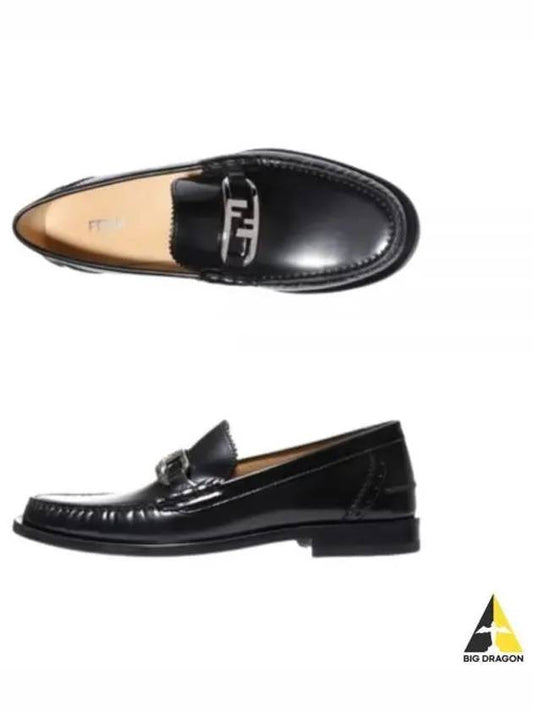 Leather Loafers Black - FENDI - BALAAN 2