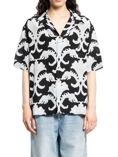 graphic print short sleeve shirt black - VALENTINO - BALAAN 2