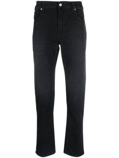 Corky Mid-Rise Slim Fit Jeans Black - DEPARTMENT 5 - BALAAN 1