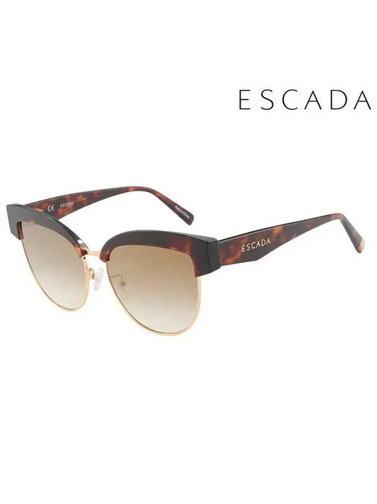 Sunglasses SES A61F G21G lower gold rim women - ESCADA - BALAAN 2