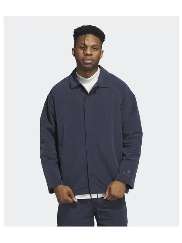 adidas basketball COACH jacket navy IW5642 - ADIDAS - BALAAN 1