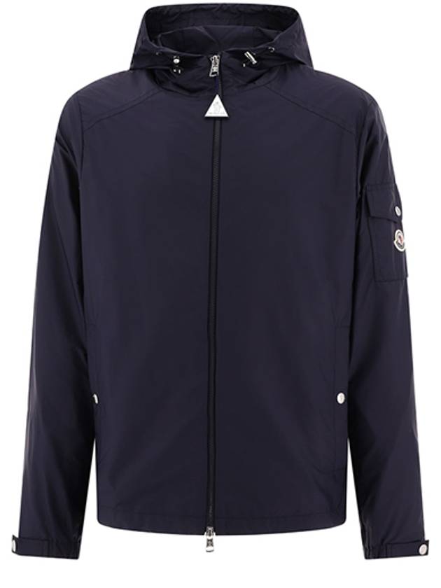 Etiache Rain Hooded Zip Up Blue - MONCLER - BALAAN 2