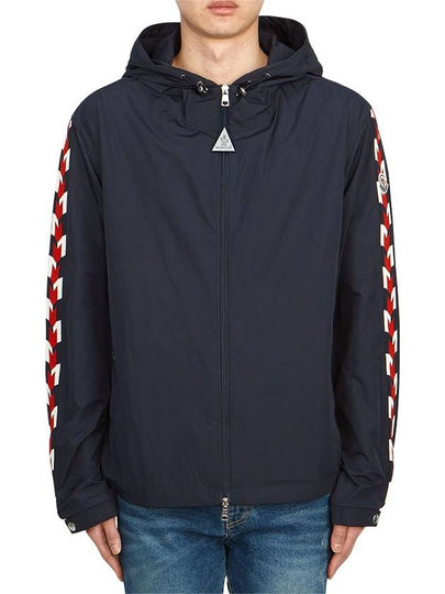 Moyse Logo Zip-Up Hoodie Navy - MONCLER - BALAAN 2