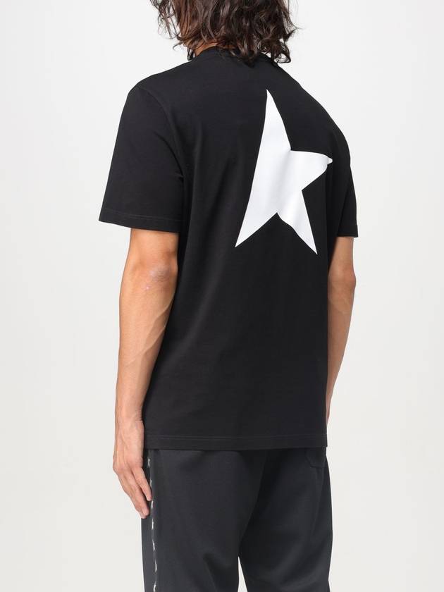 Star Collection Logo Short Sleeve T-Shirt Black - GOLDEN GOOSE - BALAAN 4