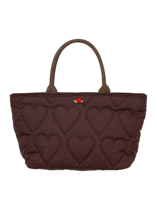 Rose Tote Bag Brown Heart - HOLLY LOVES LOVE - BALAAN 1