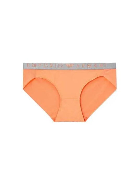 UNDERWEAR Women's Logo Banded Micro High Briefs Neon Orange - EMPORIO ARMANI - BALAAN 1