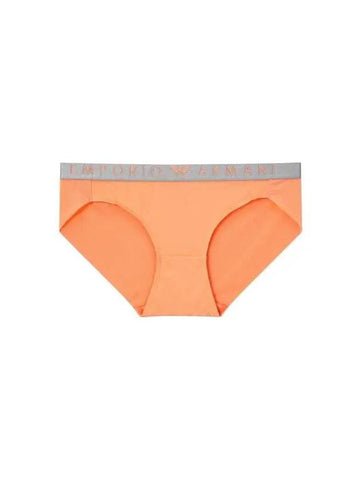 UNDERWEAR Women s Logo Banded Micro High Briefs Neon Orange - EMPORIO ARMANI - BALAAN 1