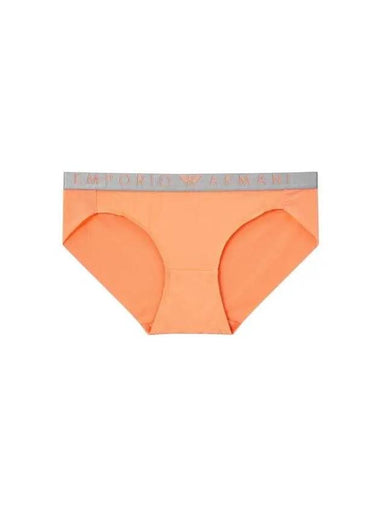 UNDERWEAR Women s Logo Banded Micro High Briefs Neon Orange - EMPORIO ARMANI - BALAAN 1