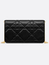 Chain Pouch Black Macrocannage Sheepskin S5225UDAX M900 - DIOR - BALAAN 5