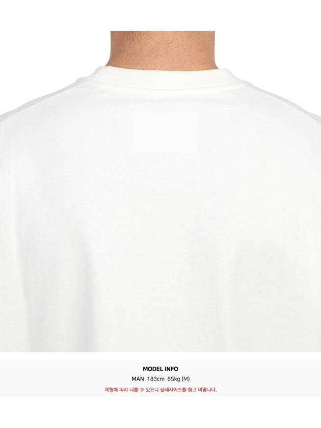 Men's Logo Cotton Short Sleeve T-Shirt White - JIL SANDER - BALAAN 10