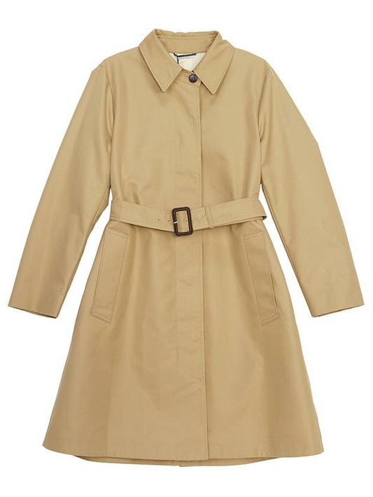 Vanda Belted Cotton Trench Coat Beige - MAX MARA - BALAAN 2